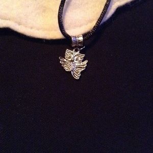 Silver tone Owl necklace. 2/$10